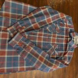 Rebel Reaper Plaid Button-Up Shirt